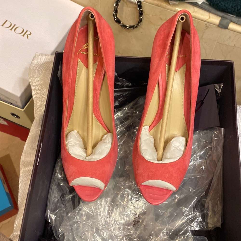 Brian Atwood Fransiska Peep Toe Platform